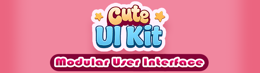 Cute Pixel Art UI/GUI Kit