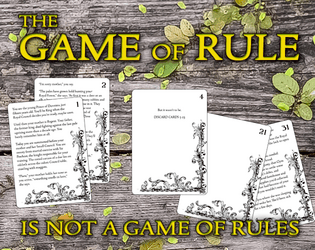 The Game of Rule   - Is Not A Game 