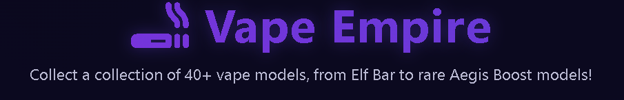 Vape Empire: Clicker