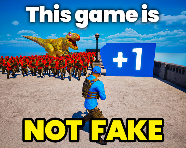 Cover image for Ce jeu n'est pas Fake ! (This game is not Fake...)