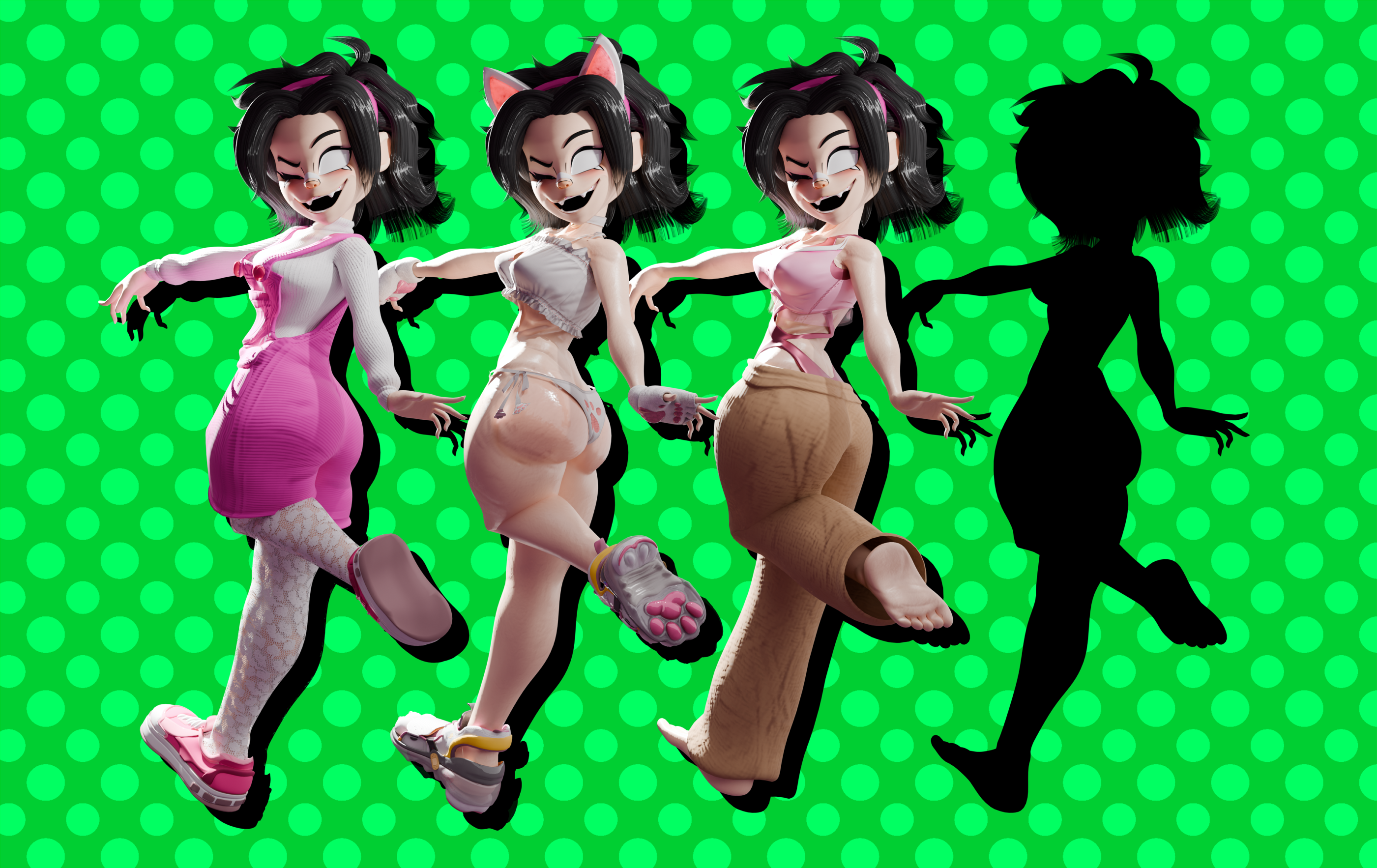FNF - Nene (3d model)