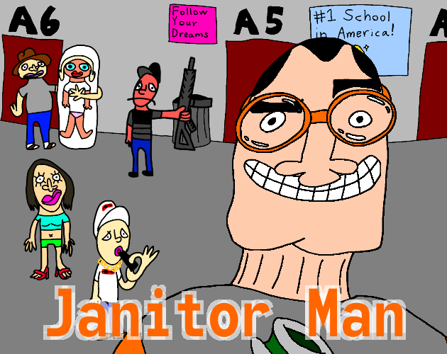 Cover image for Janitor Man