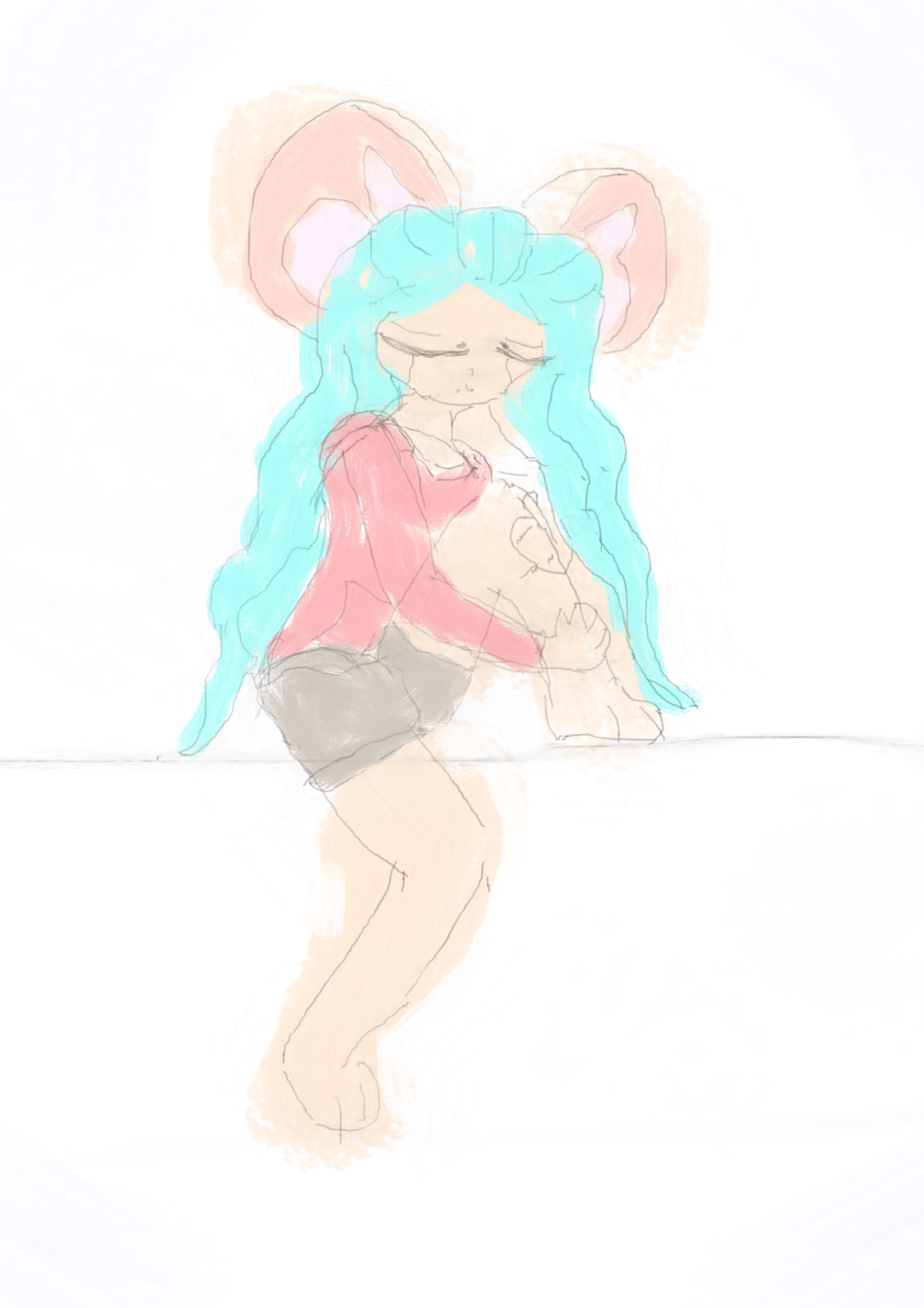 mishu sad