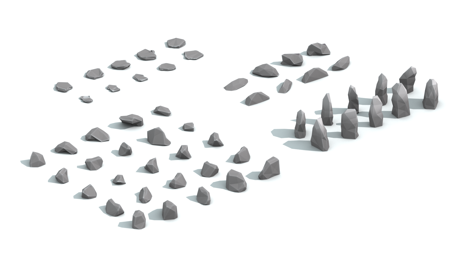 Low Poly Stylized Rocks - Asset Pack