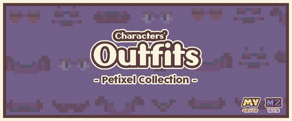 Petixel Characters Outfits Asset Pack - For characters' customization