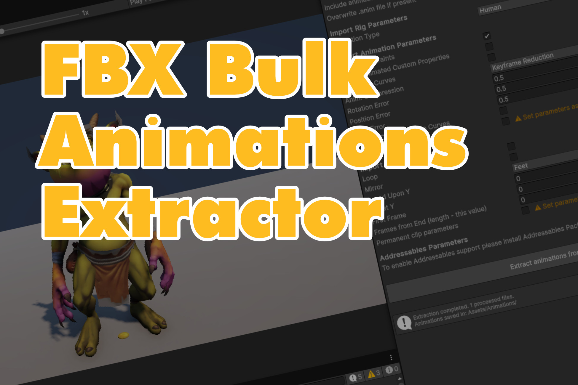 FBX Animations Bulk Extractor