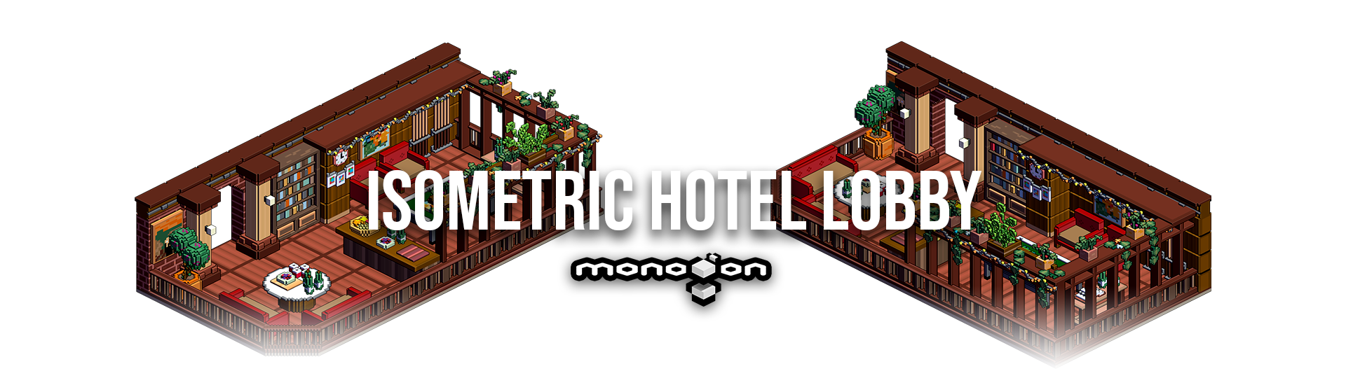 Isometric Hotel Lobby - monogon