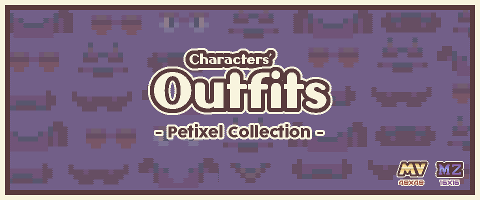 Petixel Characters Outfits Asset Pack - For characters' customization
