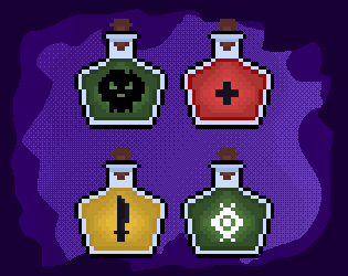 FREE Pixel Art Potion Pack