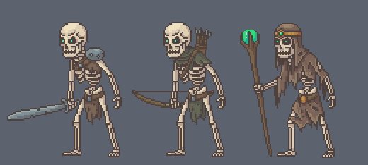 2d Animated Fantasy Skeletons by Ismartal 2d Animated Fantasy Skeletons by Ismartal