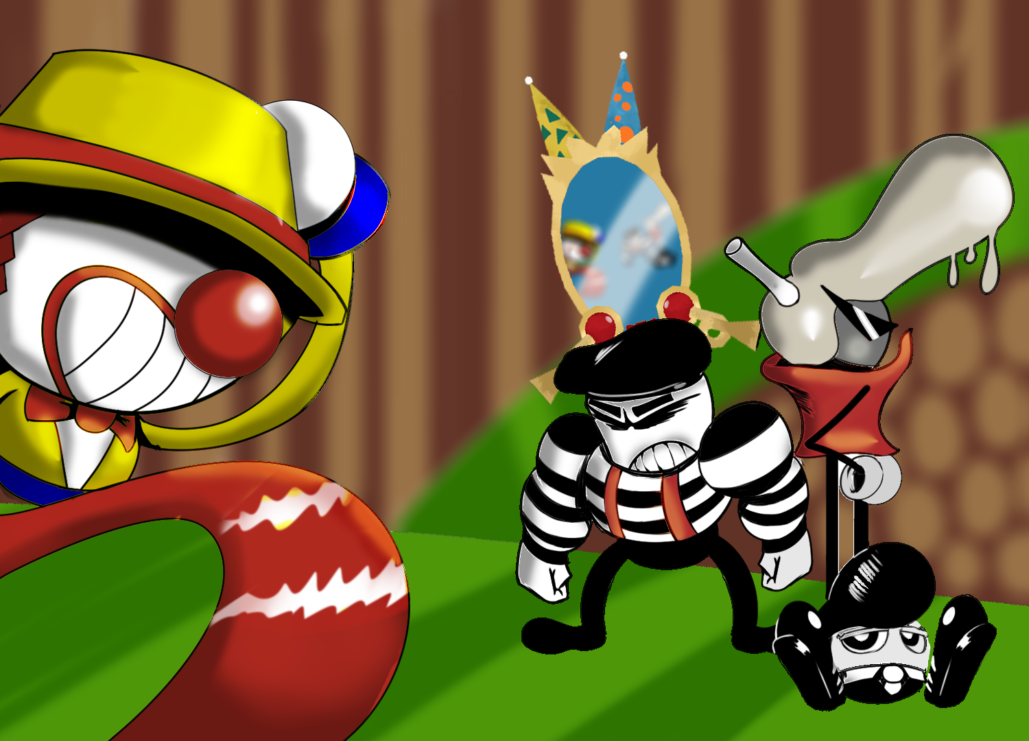 Cover image for Clowns game