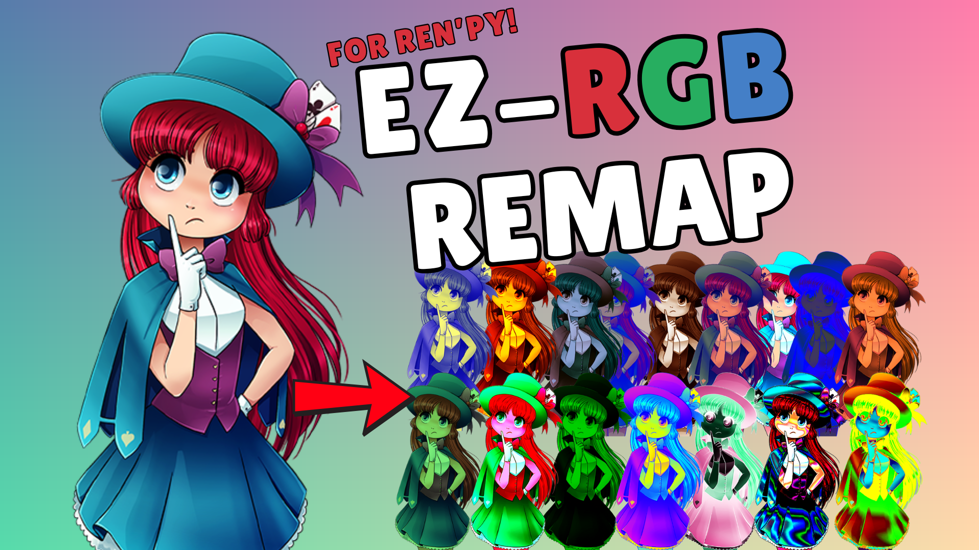 Make Visual Novels EZ-RGB Remap for RenPy