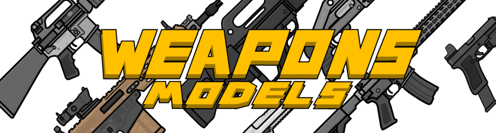 weapon 2d models pack