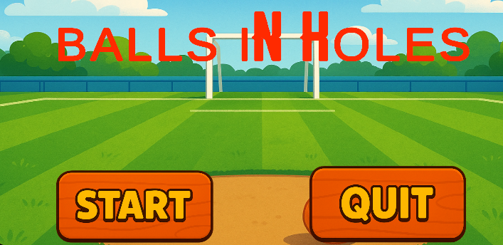 BALLS IN HOLES