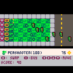 Cover image for Plants vs. Zombies Demake