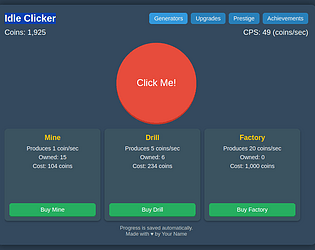 Idle Clicker
