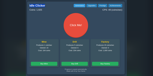 Cover image for Idle Clicker