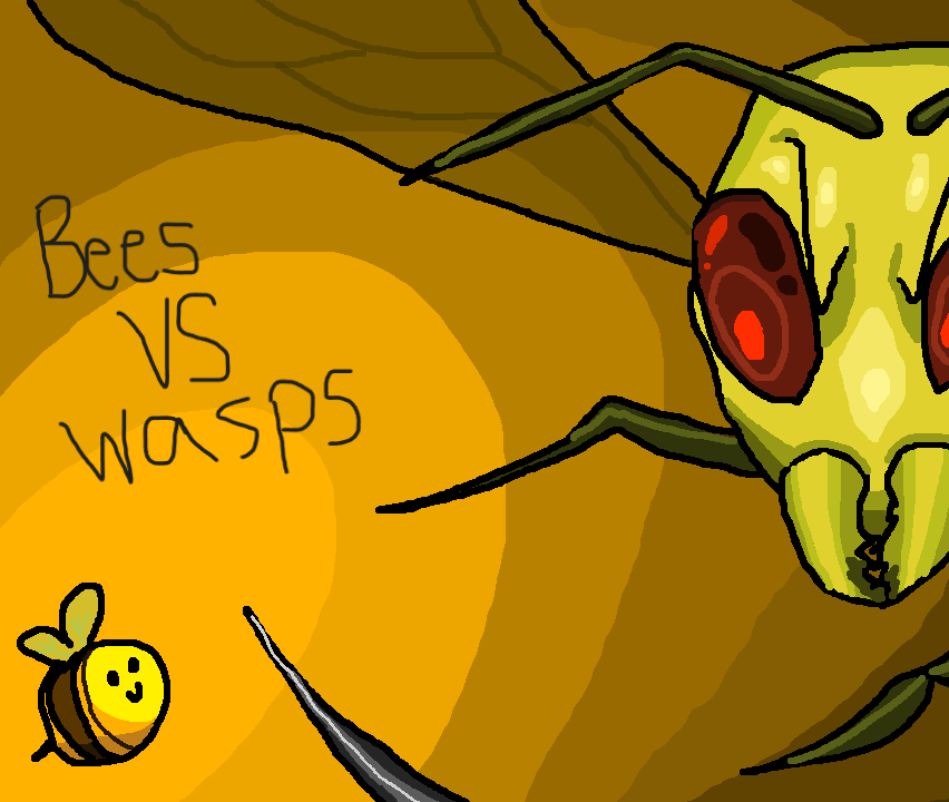 Cover image for Bees VS Wasps