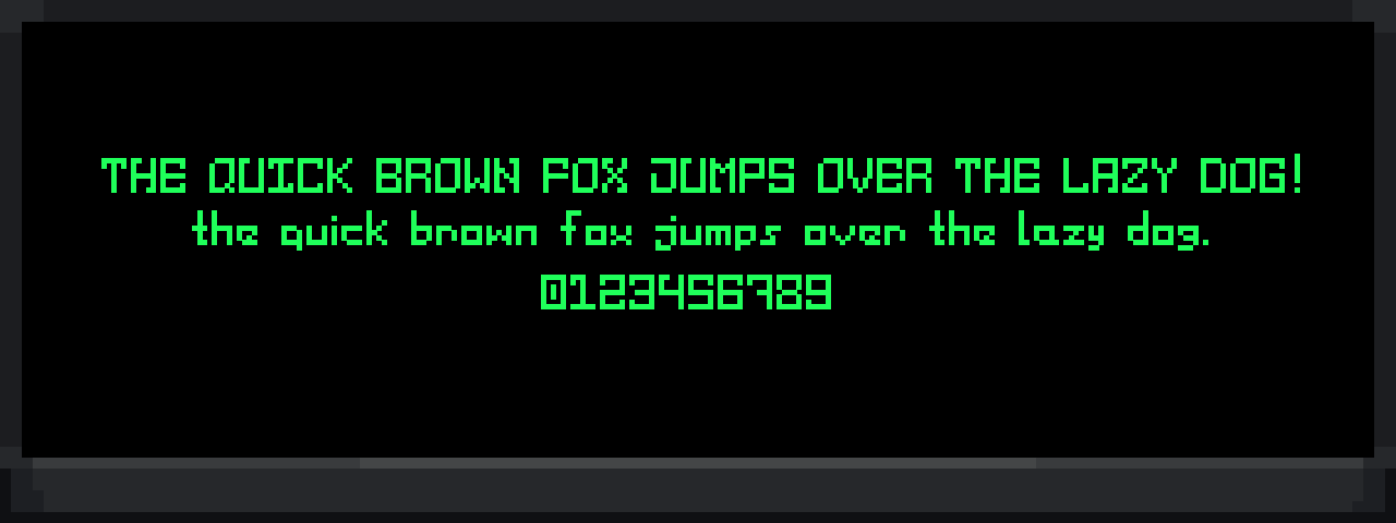 Digitite - 5x7 Pixel Font