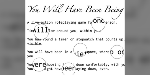 Cover image for You Will Have Been Being