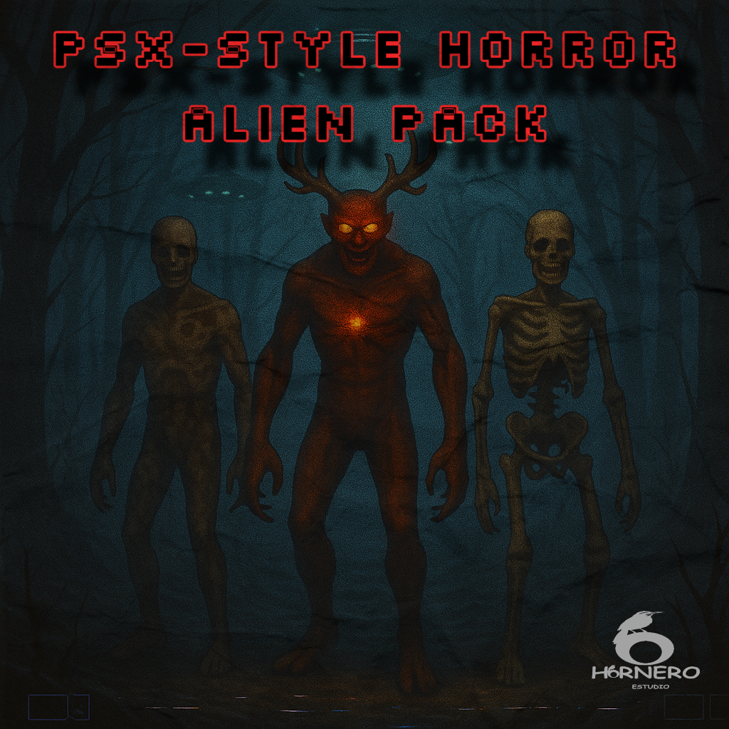 PSX-Style Horror Alien Pack Animated