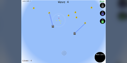 Duck tower defence by Olikat - itch.io