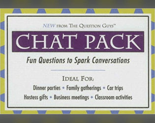 chat pack   - a question game for character creation 
