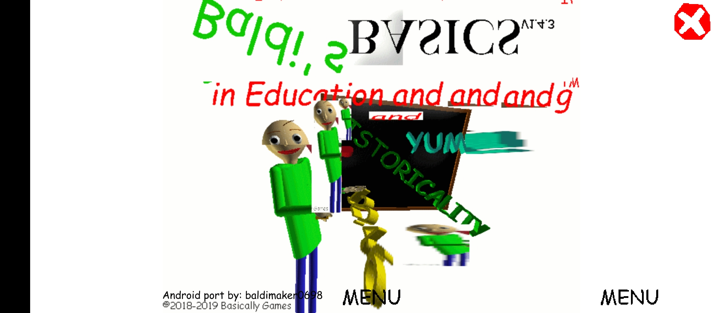 A Very Normal Baldi Mod Android by Baldimaker0698