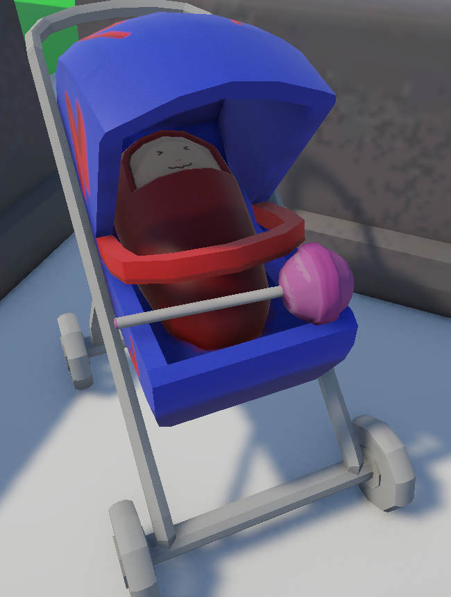 Textured Stroller & Candy by Liz