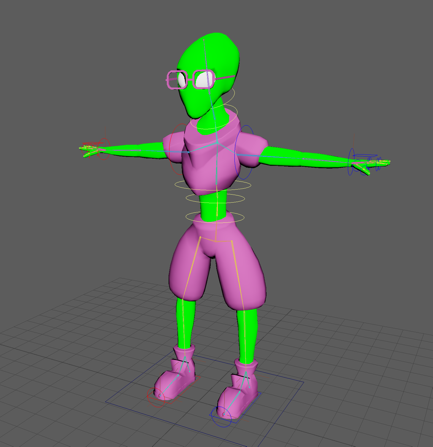 Alien Model Rigging by Jay
