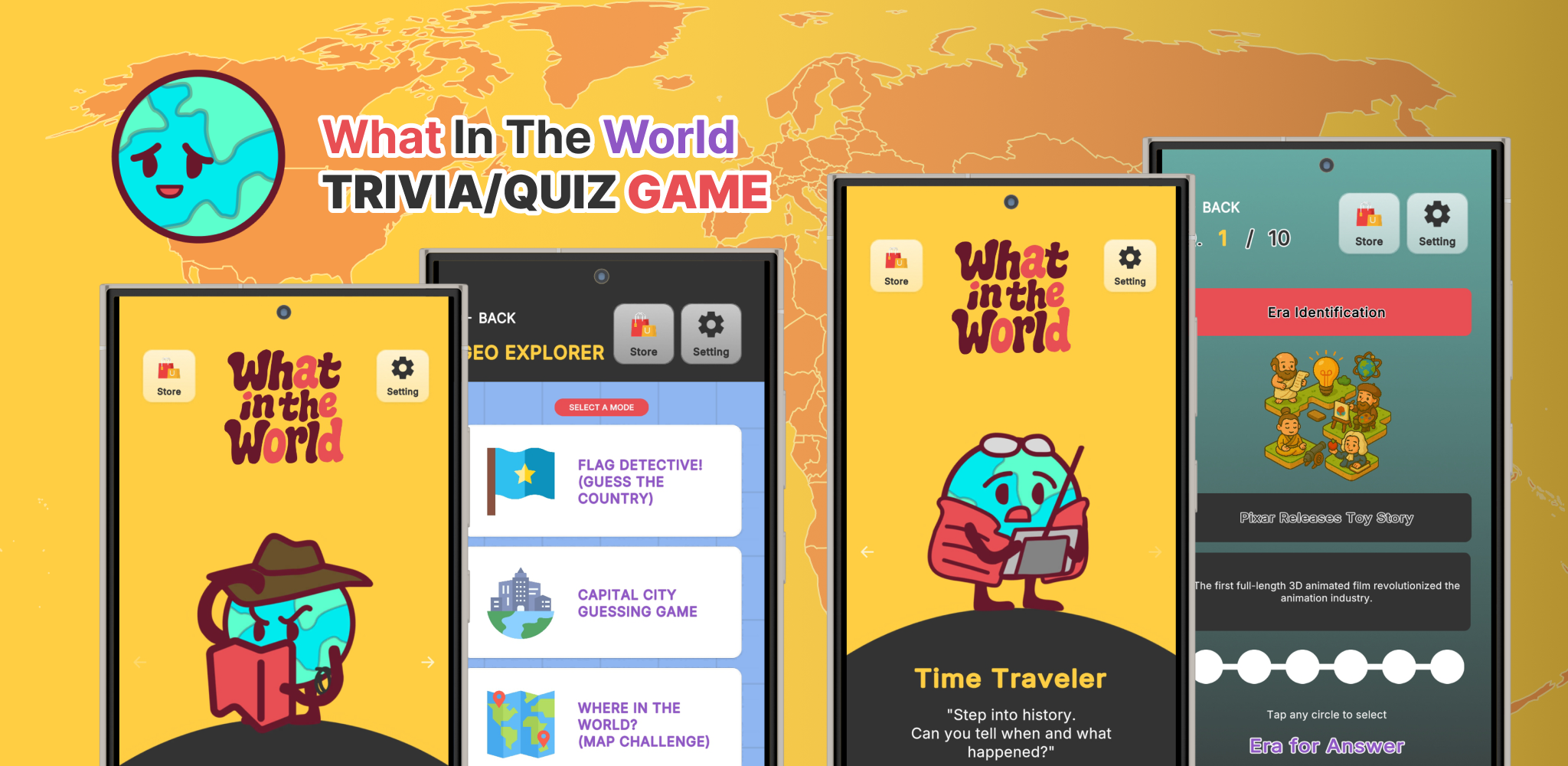 ๐ What in the World: Quiz Game