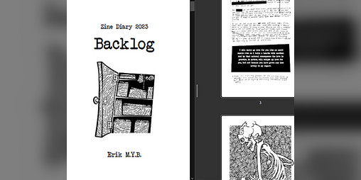 Cover image for Zine Diary 2023: Backlog