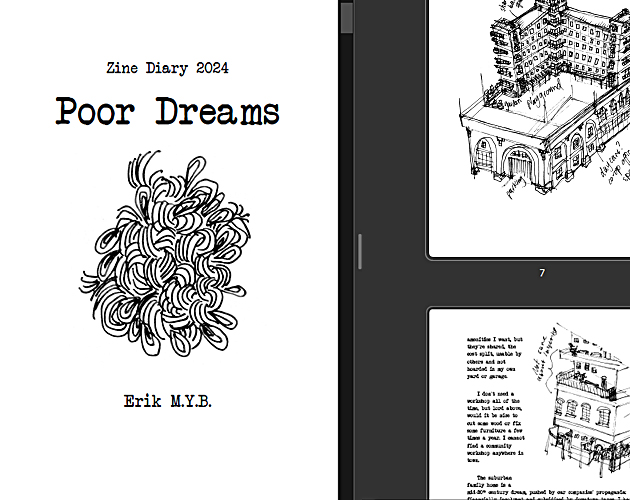 Cover image for Zine Diary 2024: Poor Dreams