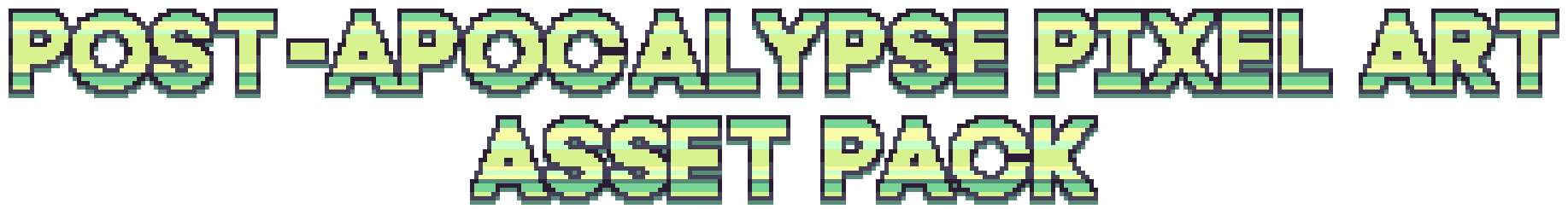 Post-Apocalypse Pixel Art - Asset Pack
