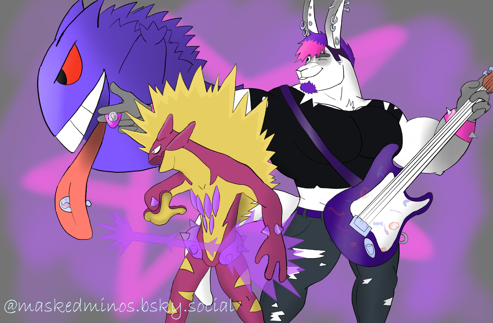 Gym leader Jack and his team