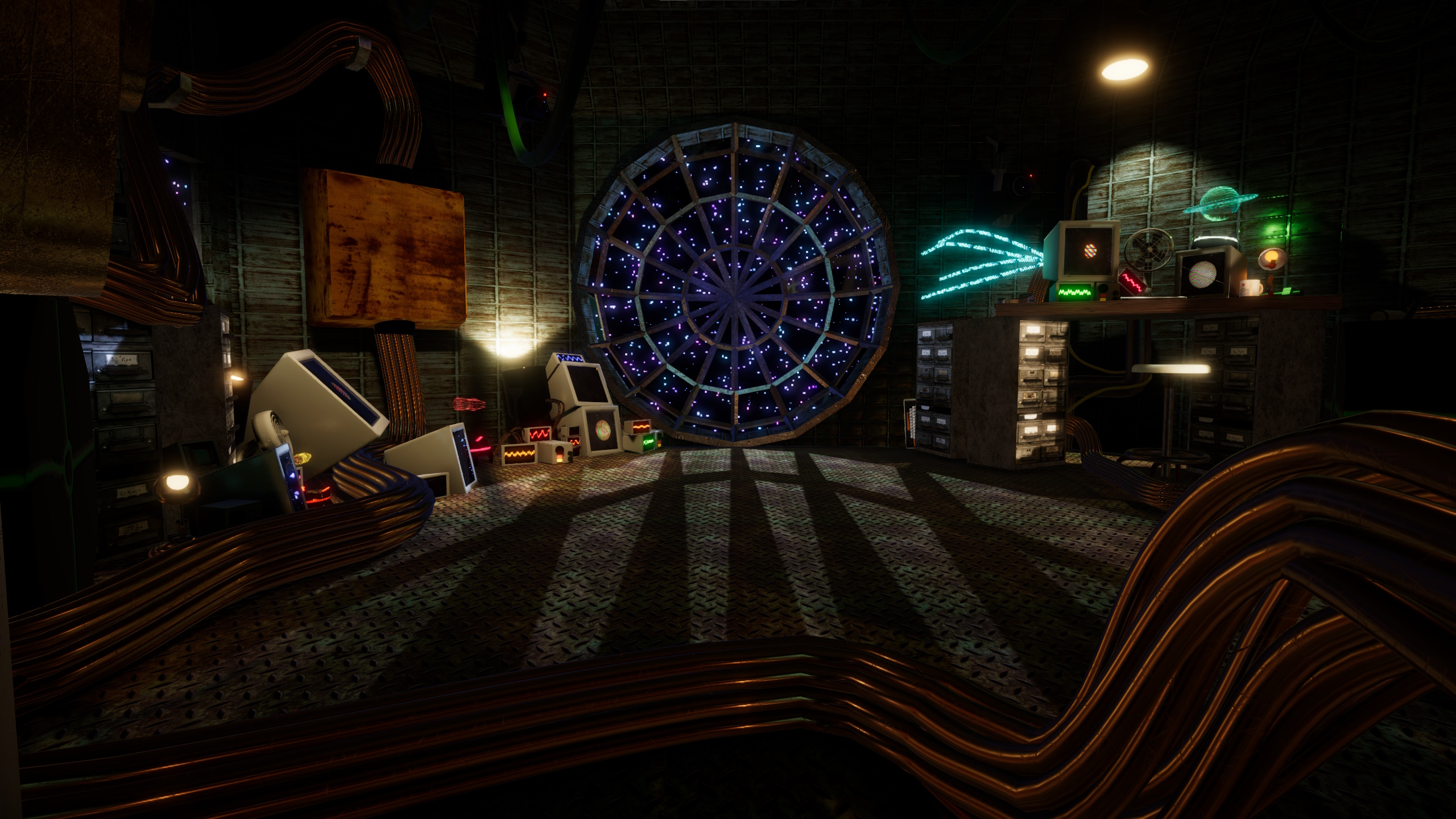 Retrofuturistic Shader Diorama