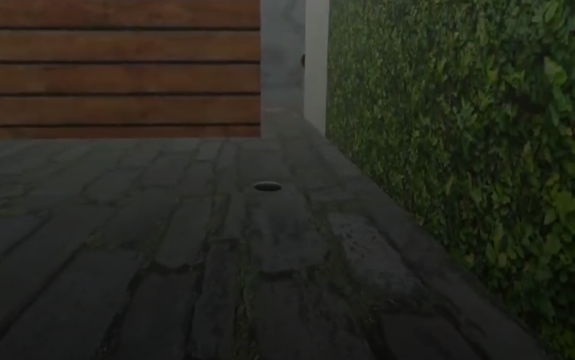 Old version of the 2D shadow form climbing a wall