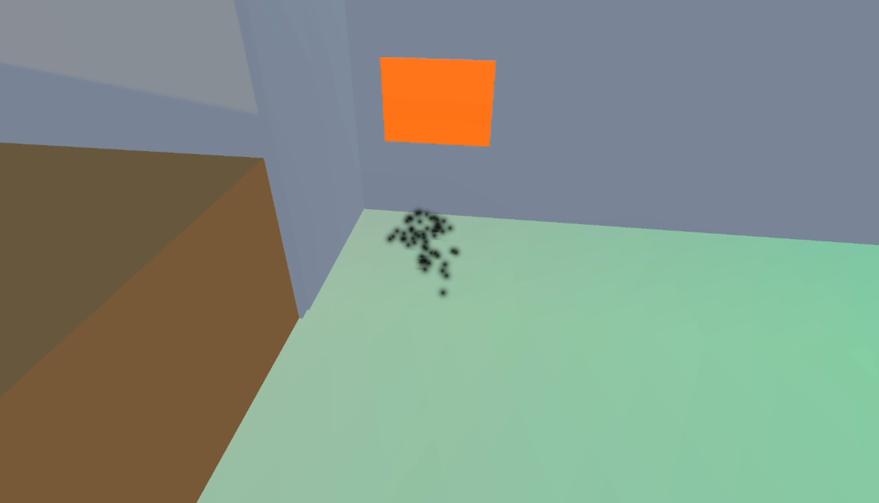 New, polished 2D shadow form smoothly climbing a wall