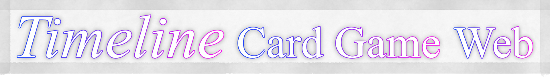 Timeline Card Game Web