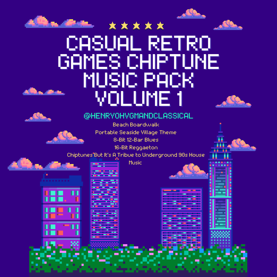 Casual Retro Games Chiptune Music Pack - Volume 1