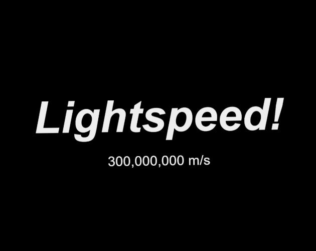 Cover image for Lightspeed!