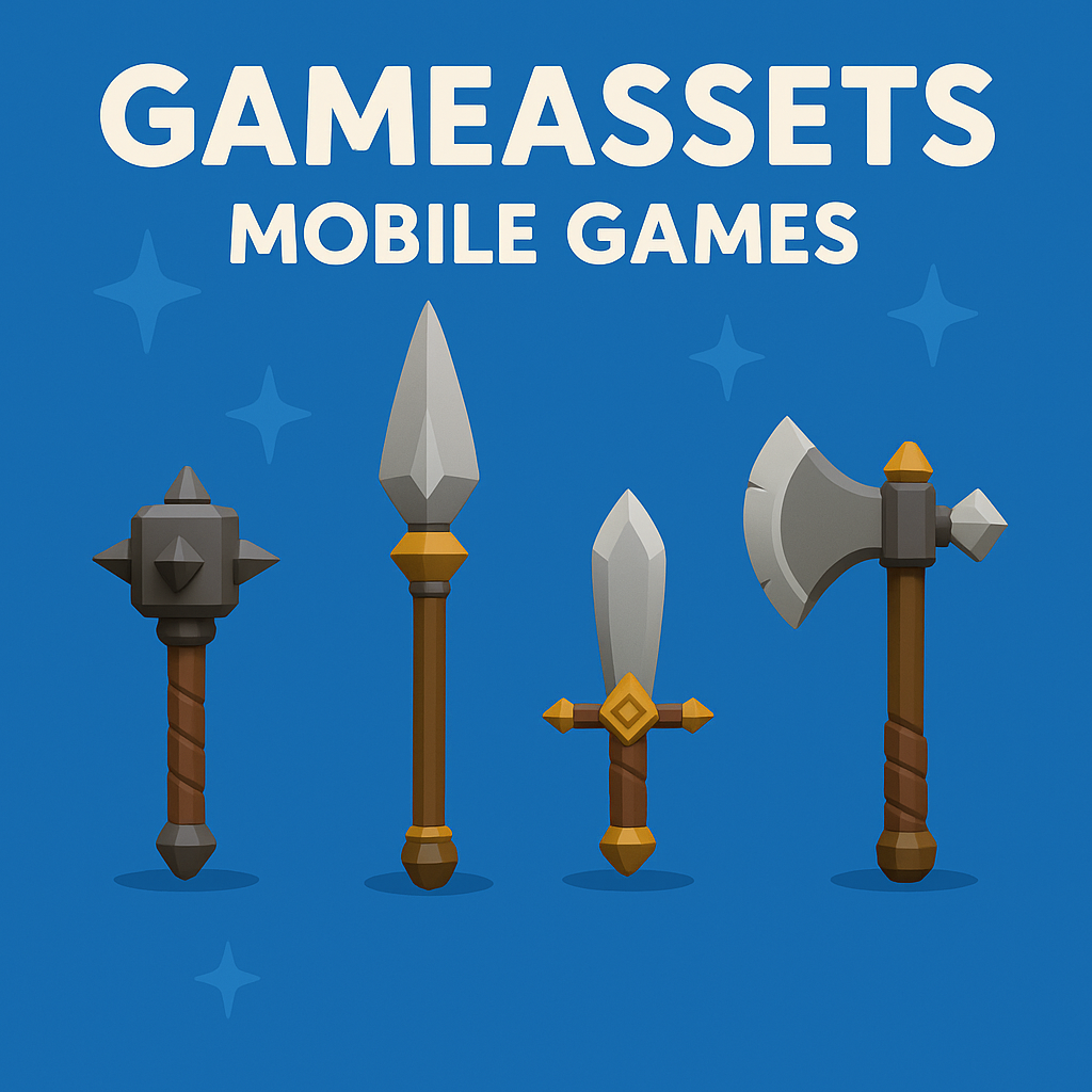 Melee Weapons Set – Optimized for Mobile Combat Games