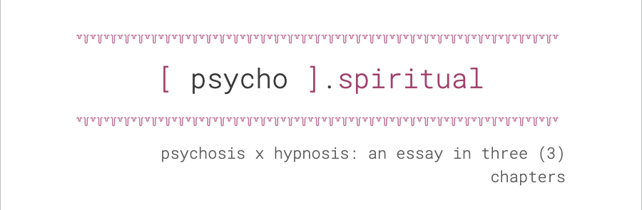 [psycho].spiritual