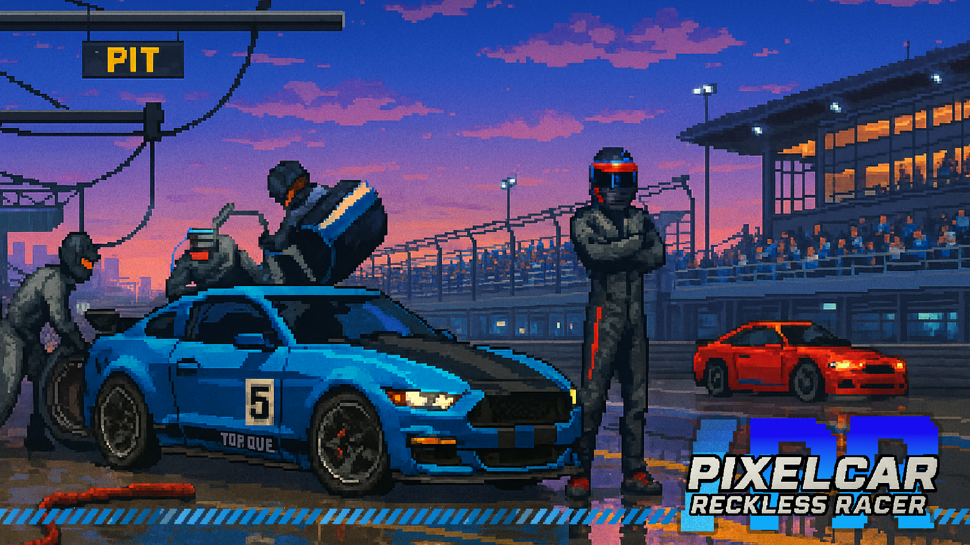 Pixel Rce Car Game Pixelcar Reckles racer by indiegamestudio