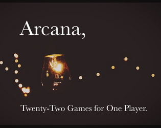 Arcana, Twenty-Two Games for One Player.  