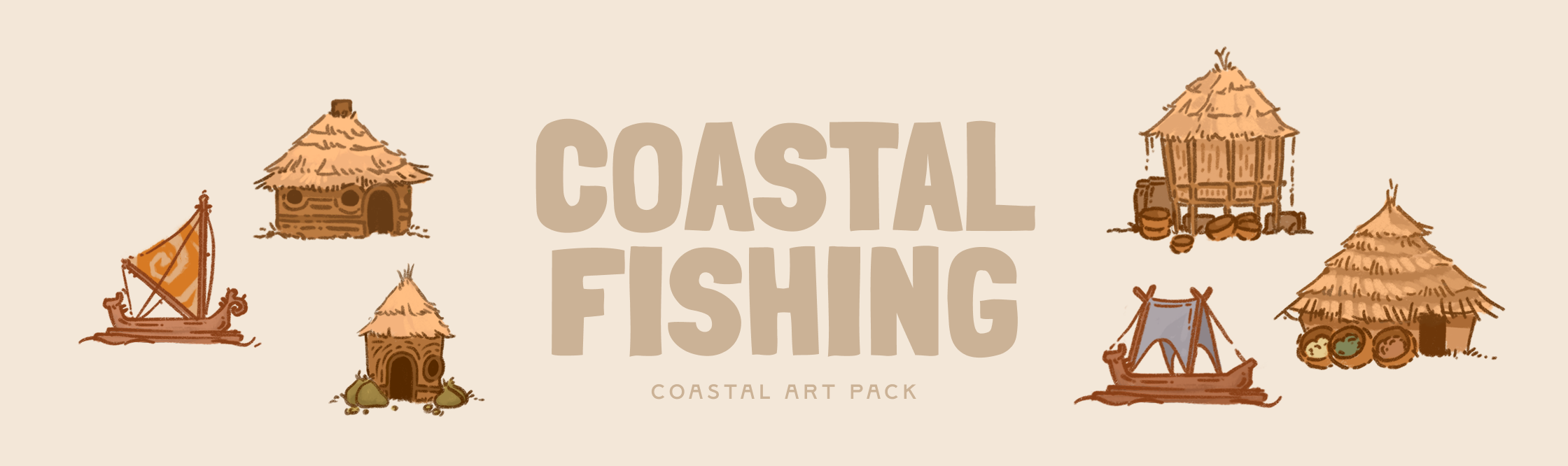 Coastal Fishing Art Pack