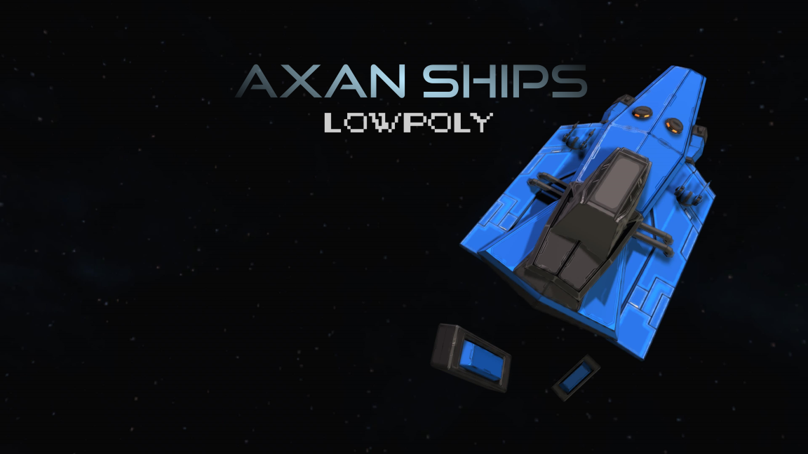 Axan Ships Low Poly