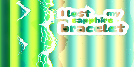 Cover image for I lost my sapphire bracelet