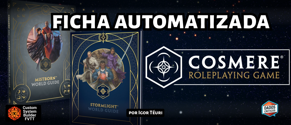 Cosmere RPG | Ficha para Foundry VTT