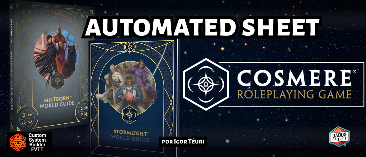 Cosmere RPG | Character Sheet for Foundry VTT